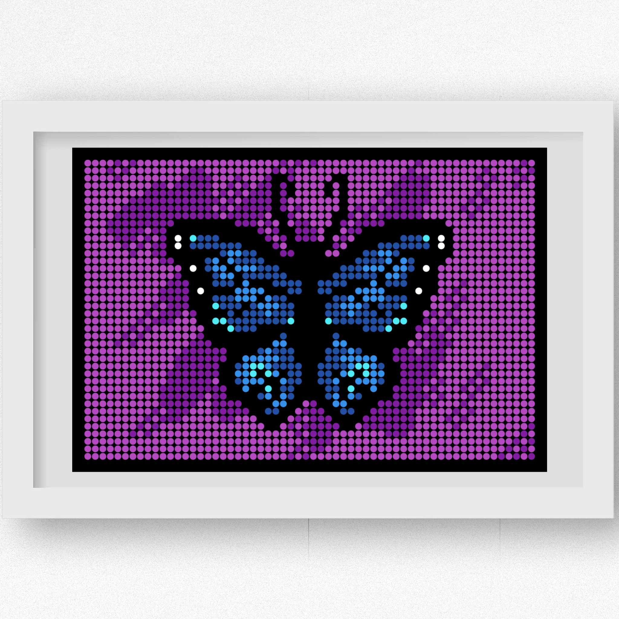 Blue Butterfly Pop Art - Bisca